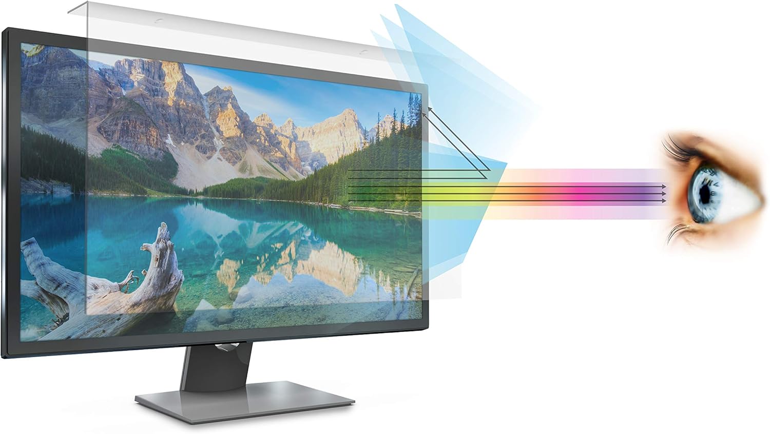 Anti Blue Light Screen Filter for 31 and 32 Inches Widescreen Computer Monitor, Blocks Excessive Harmful Blue Light, Reduce Eye Fatigue and Eye Strain Pack of 2