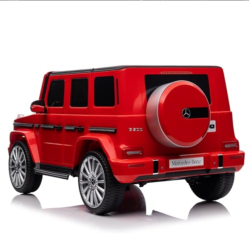 Licensed Mercedes-Benz G500, 24V Dual 200W Motors Kids Ride on Car, 3 Speeds, Electric Car for Kids W/Remote Control, Power Display, MP3, Bluetooth, USB, LED Light, Three-Point Safety Belt, Black