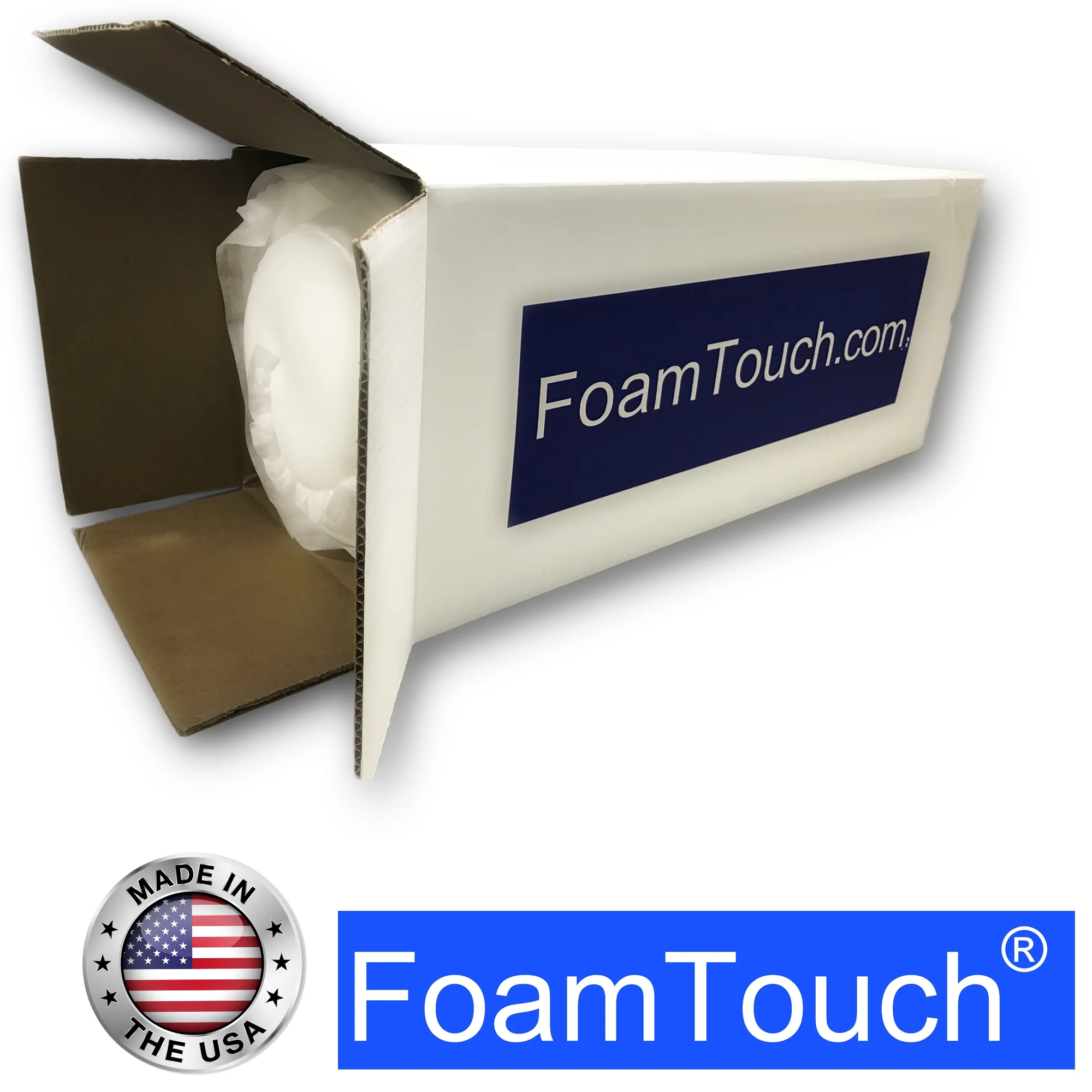 FoamTouch Upholstery Foam Cushion High Density 6" Height x 24" Width x 85" Length