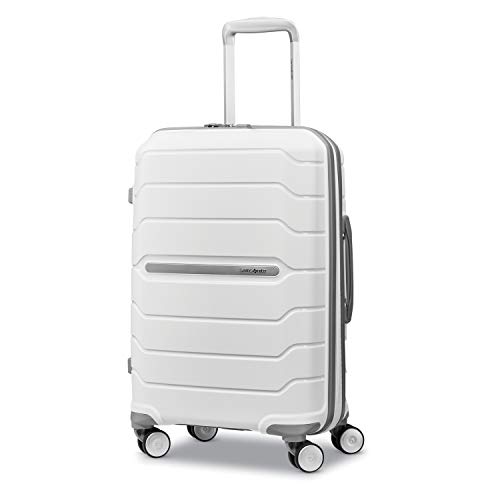 Samsonite Freeform 21-Inch Hardside Carry-On Luggage - Hardshell Carry-On Suitcase - TSA, Airline-Approved - Expandable Hard Shell, Smooth Rolling Spinner Wheels for Lightweight Travel - Navy