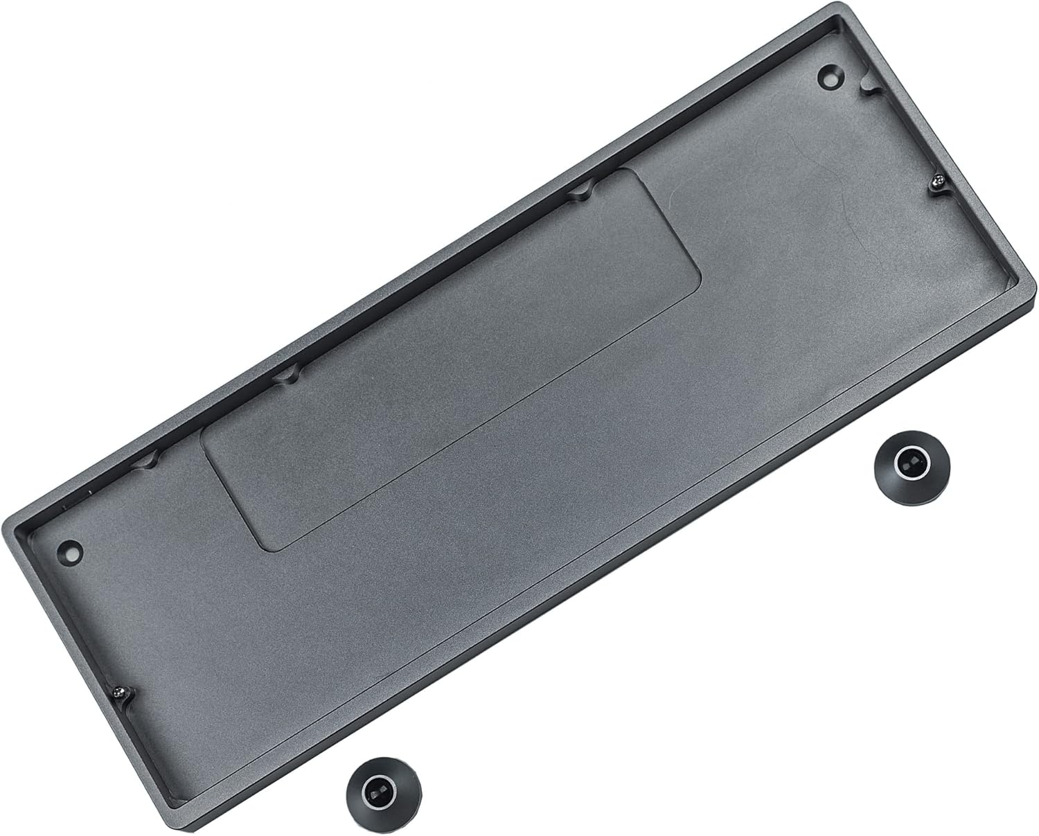 GH60 GK61 RGB Hot Swap Independent Driver Tyce-C ANSI Mechanical Keyboard DIY kit Plastic Case CNC Aluminum Case Plate PCB (Plastic White GK61X Wired)