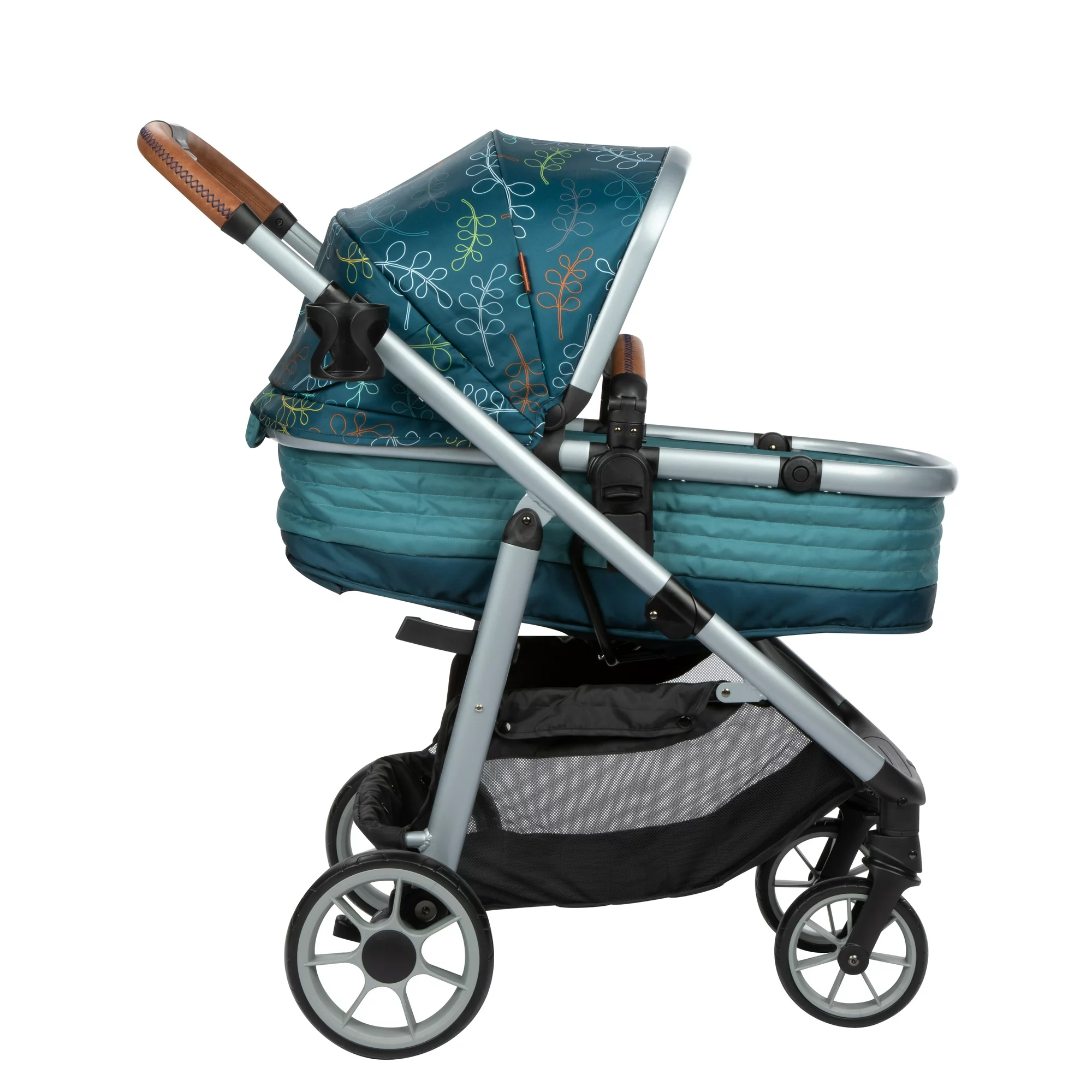 Monbebe Lynx 6 in 1 Modular Travel System Stroller and Infant Car Seat, Leaf