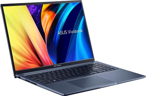 ASUS Vivobook Business Laptop, 8 Core AMD Ryzen 7 5800H AMD Radeon Graphics, 12GB DDR4 RAM 512GB SSD, 16" WUXGA 60Hz LED-backlit Display, Wi-Fi 6, Win11 Home, Quiet Blue, Free 32GB USB