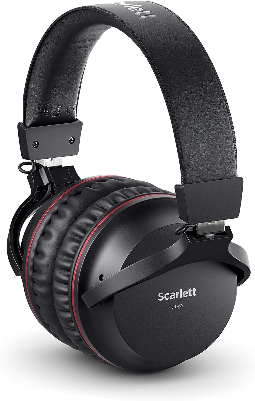 Focusrite Scarlett 2i2 Studio 4th Gen USB Audio Interface Full Recording Bundle with Exclusive Creative Music Production Software Kit with CR3-X Multimedia Monitors and 24 Pack Acoustic Wedge Panels