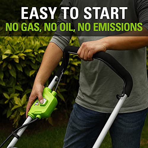 Greenworks 40V 17" Cordless (Push) Lawn Mower (75+ Compatible Tools), 4.0Ah Battery and Charger Included