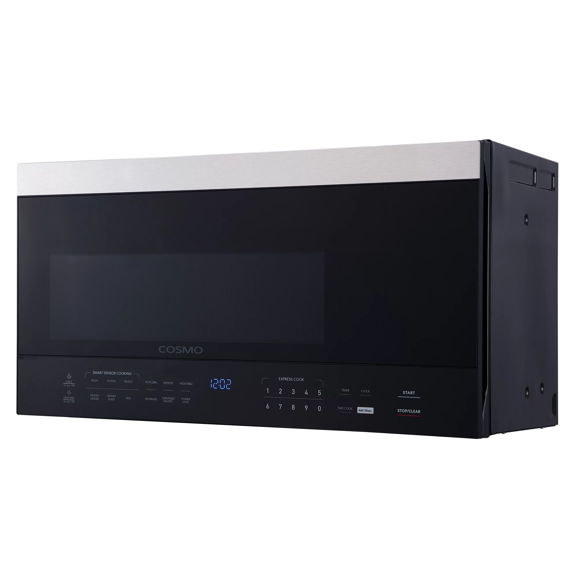Cosmo 2 Piece Kitchen Appliance Package with 30" Over the Range Microwave & 30" Freestanding Electric Range Kitchen Stove Kitchen Appliance Bundles