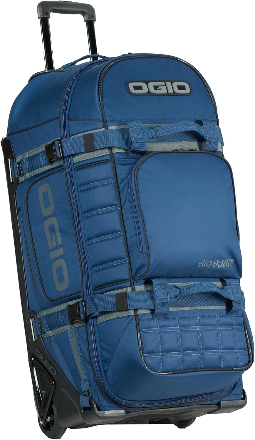 OGIO RIG 9800 Wheeled Gear Bag Blue/Gray