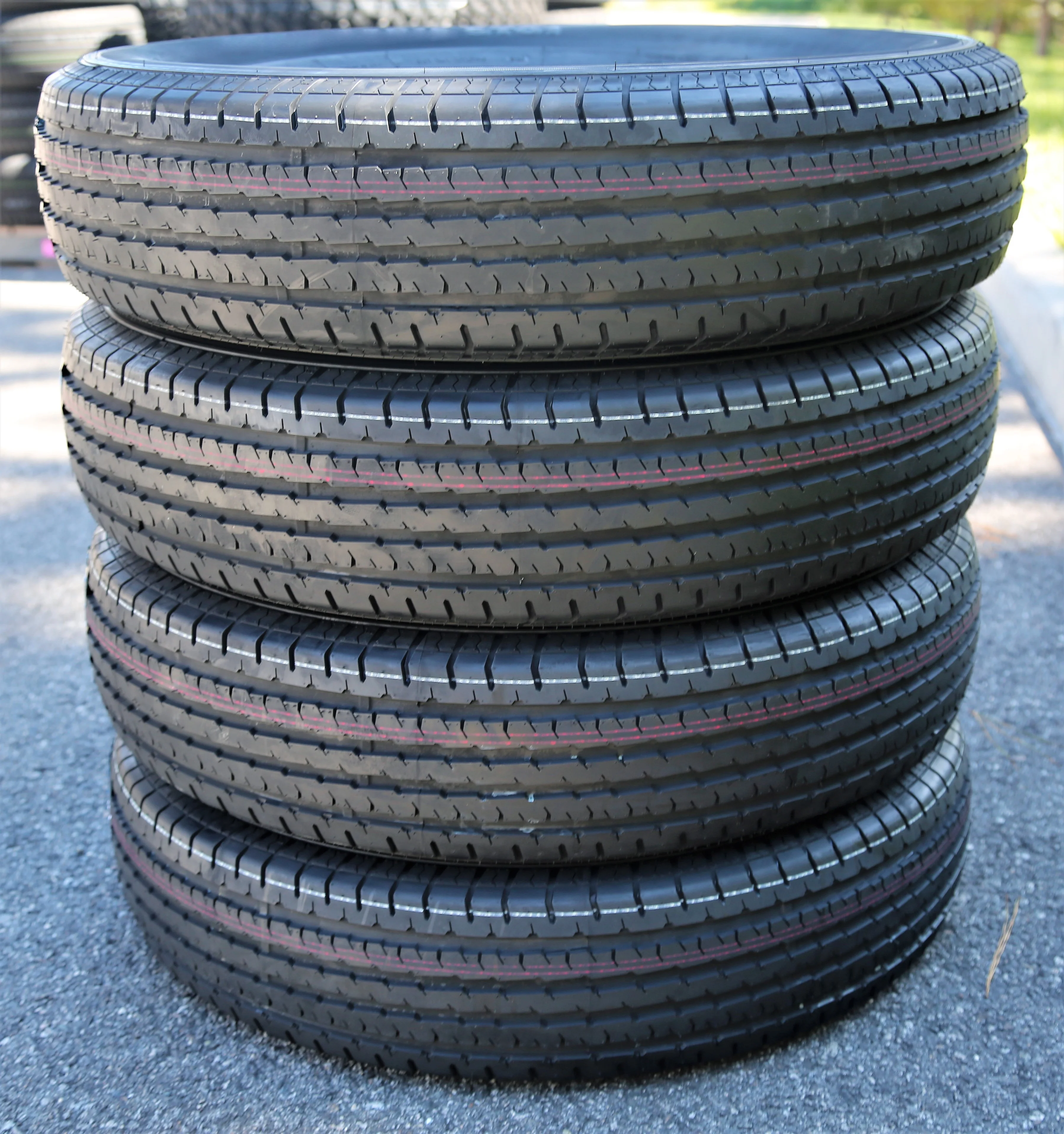 Set of 4 (FOUR) Fortune ST01 ST 205/75R15 Load C (6 Ply) Trailer Tires