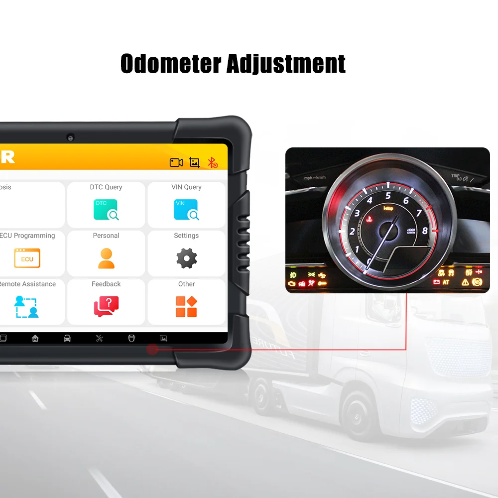 K2 Diesel Heavy Duty Truck Diagnostic Tool Full System OBD2 Automotriz Scanner