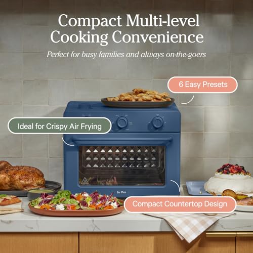 Our Place Wonder Oven | 6-in-1 Air Fryer & Toaster Oven with Steam Infusion | Compact, Countertop Friendly, Fast Preheat, Multifunctional | Air Fry, Toast, Roast, Bake, Reheat & Broil | Char