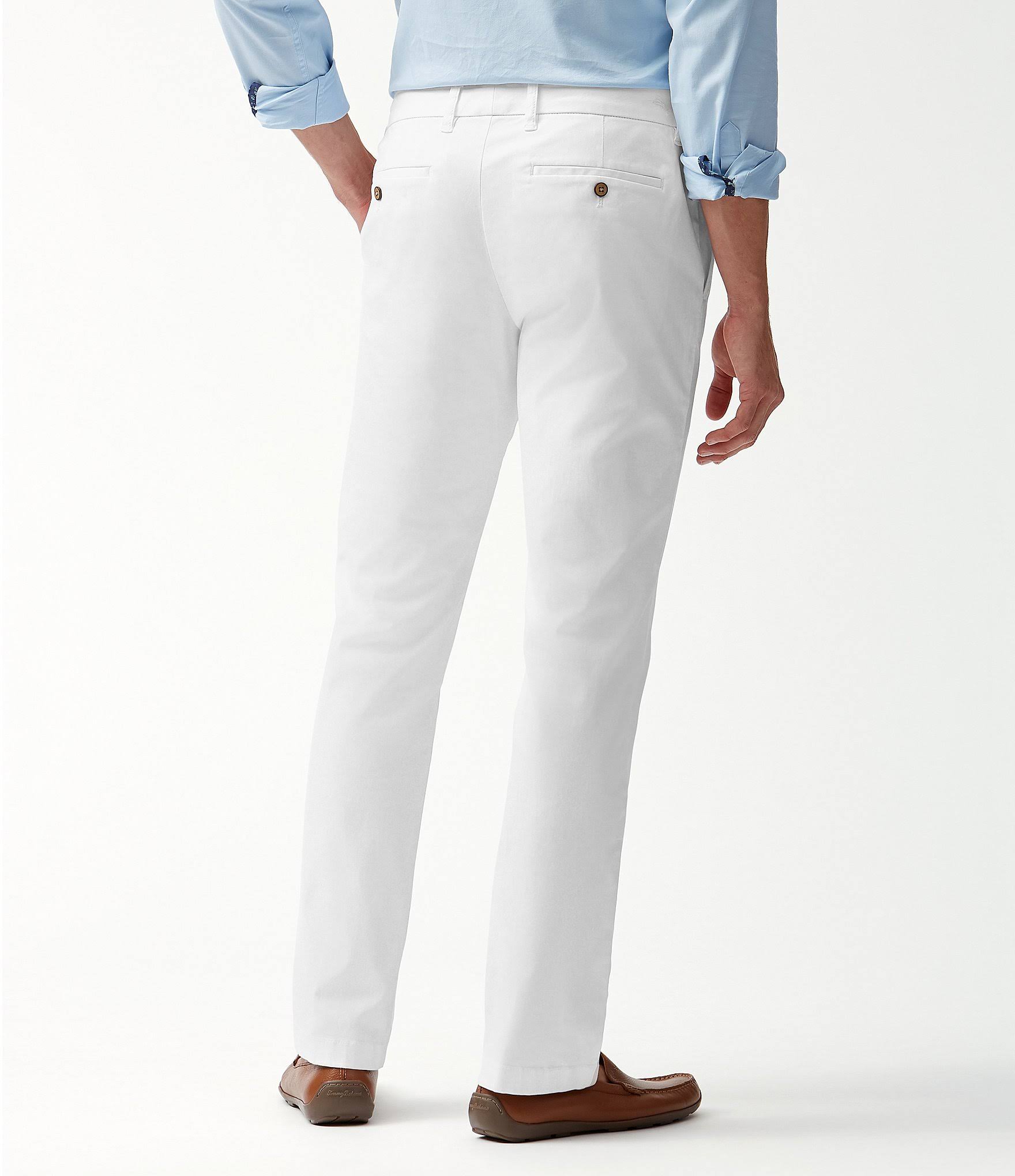 Tommy Bahama Boracay Flat Front Chino Pant Men&s Martime : 38 32
