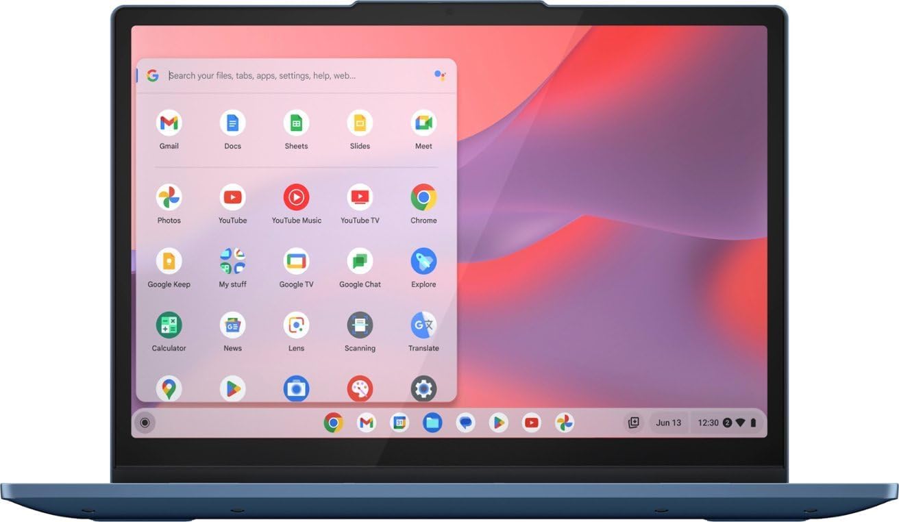 Lenovo Flex 3i Chromebook 12.2" WUXGA (1920 x 1200) Touch Scree Laptop, Intel Processor N100, 4GB Memory 64GB eMMC Storage, Intel UHD Graphics, Chrome OS, Abyss Blue, W/GaLiMu