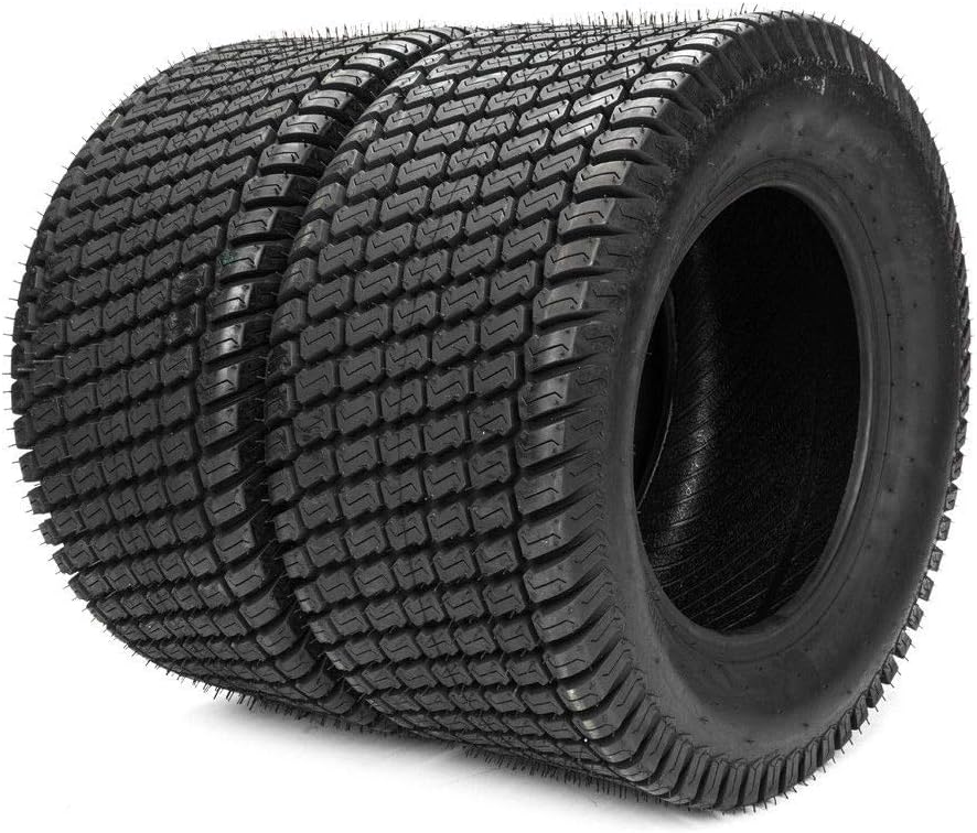 2pcs 20x10-8 Lawn Garden Tractor Mover Cart Turf Tires 20x10.00-8 20/10-8 4PR