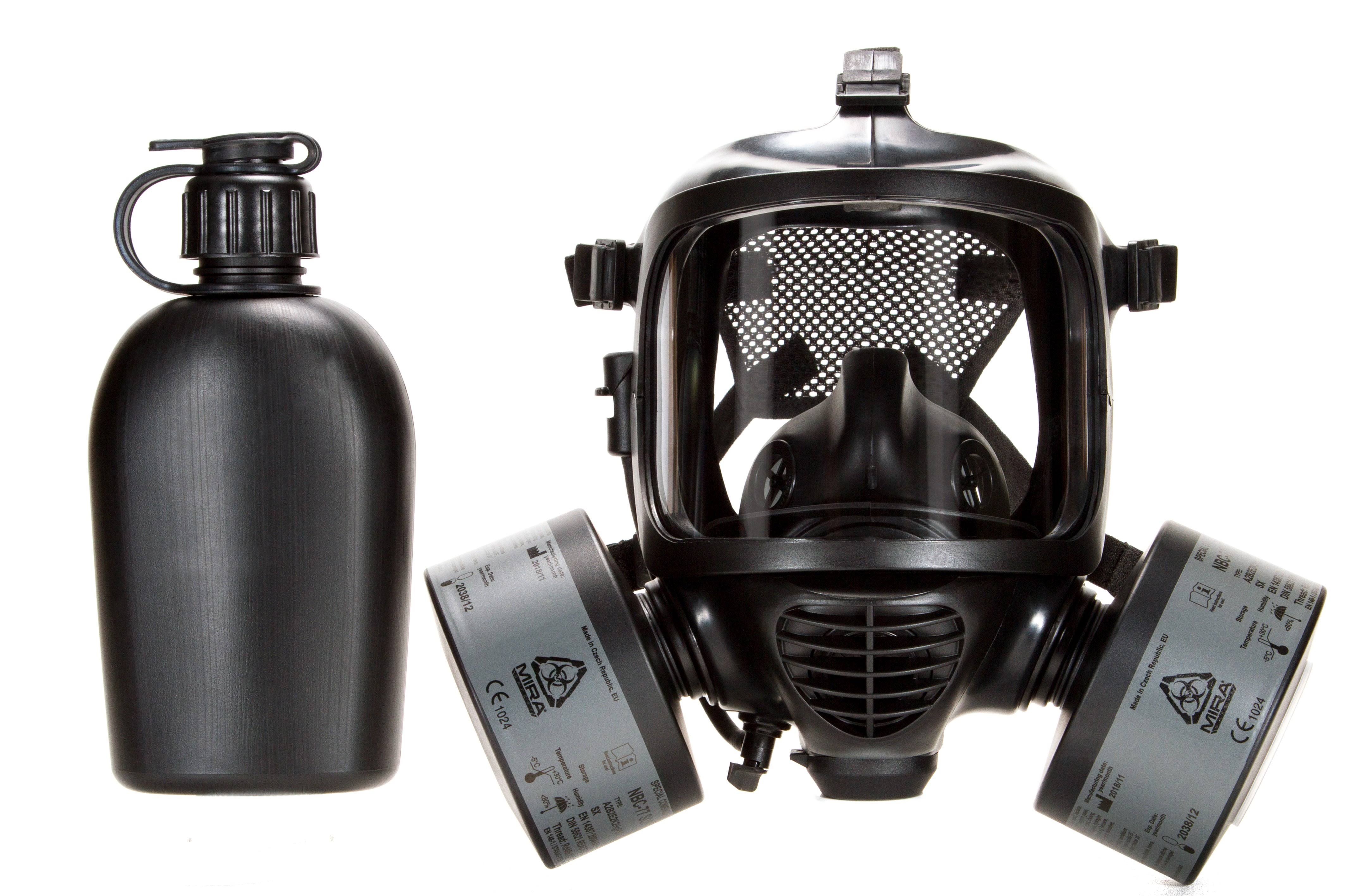 Mira Safety CM-6M Tactical GAS Mask Full-Face 2