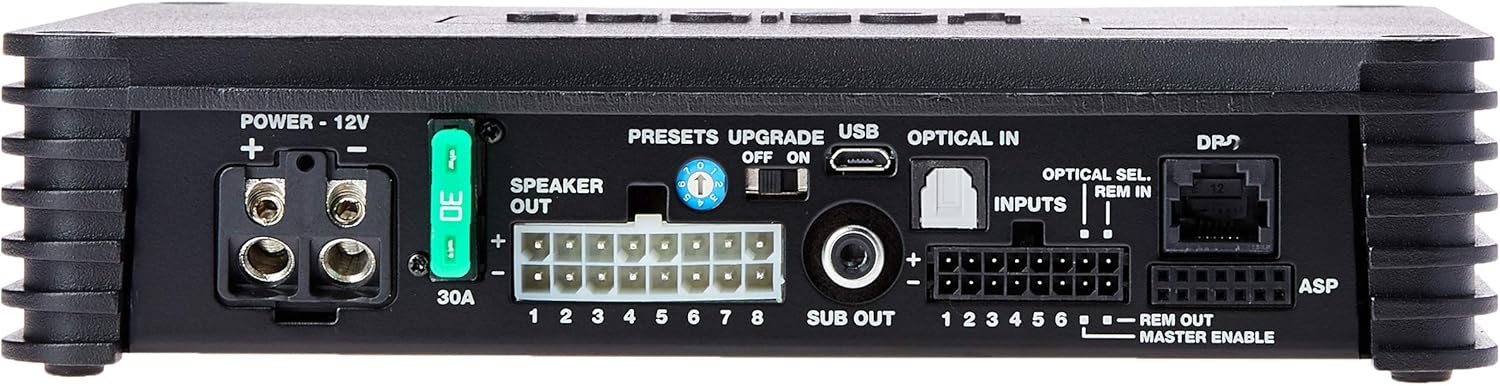 Audison Ap 8.9 Bit 8 Channel Amp With Dsp 8 X 65 Watt 1Xpreout