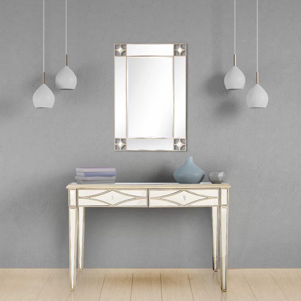Camden Isle Huxley Wall Mirror and Console Table