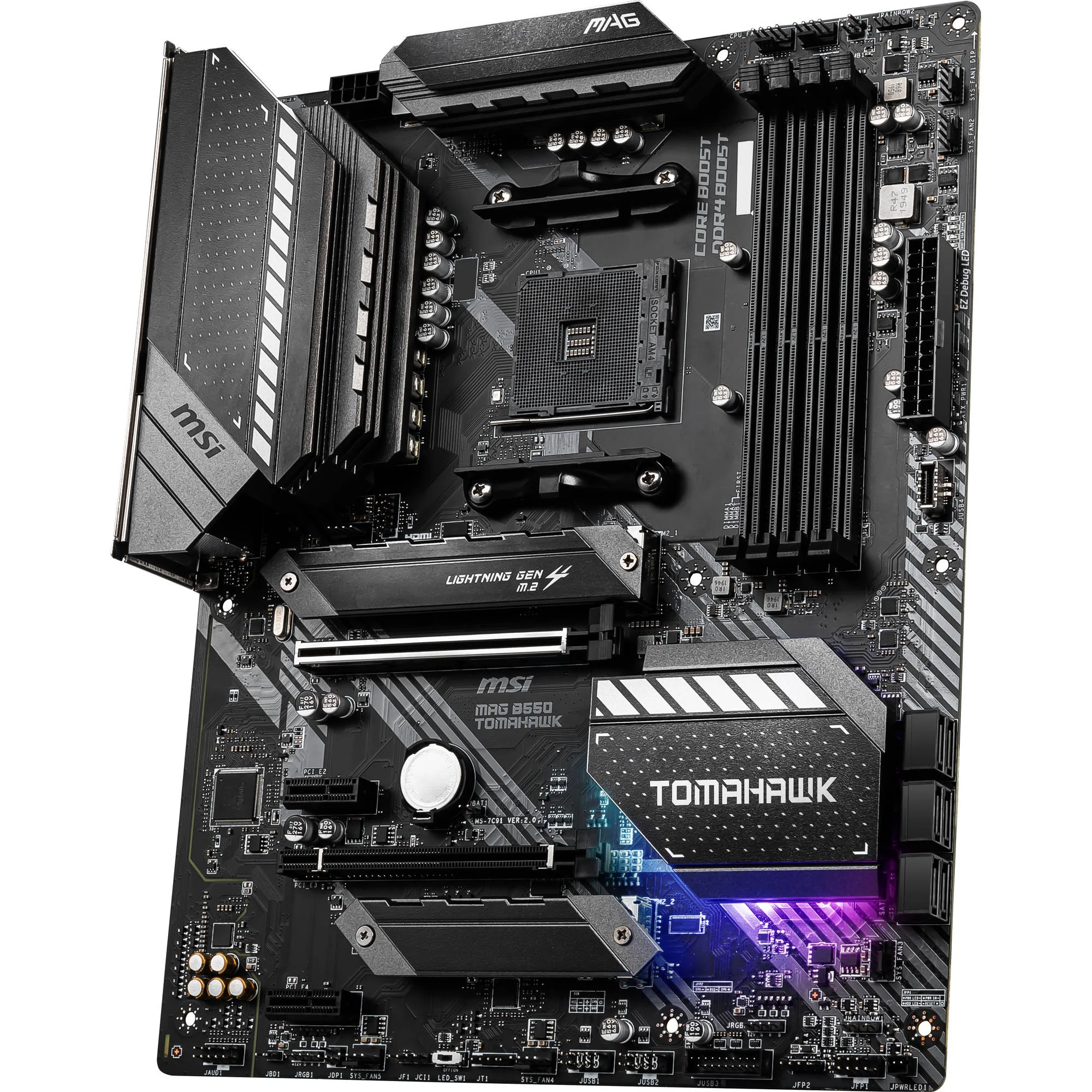 MSI MAG B550 TomaHawk AM4 ATX Motherboard