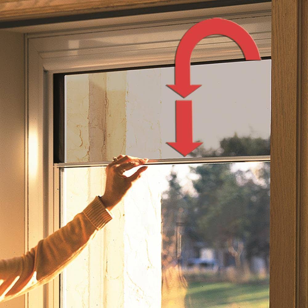 Larson Savannah 36-in x 81-in Brown Mid-View Wood Core Storm Door | 37080042