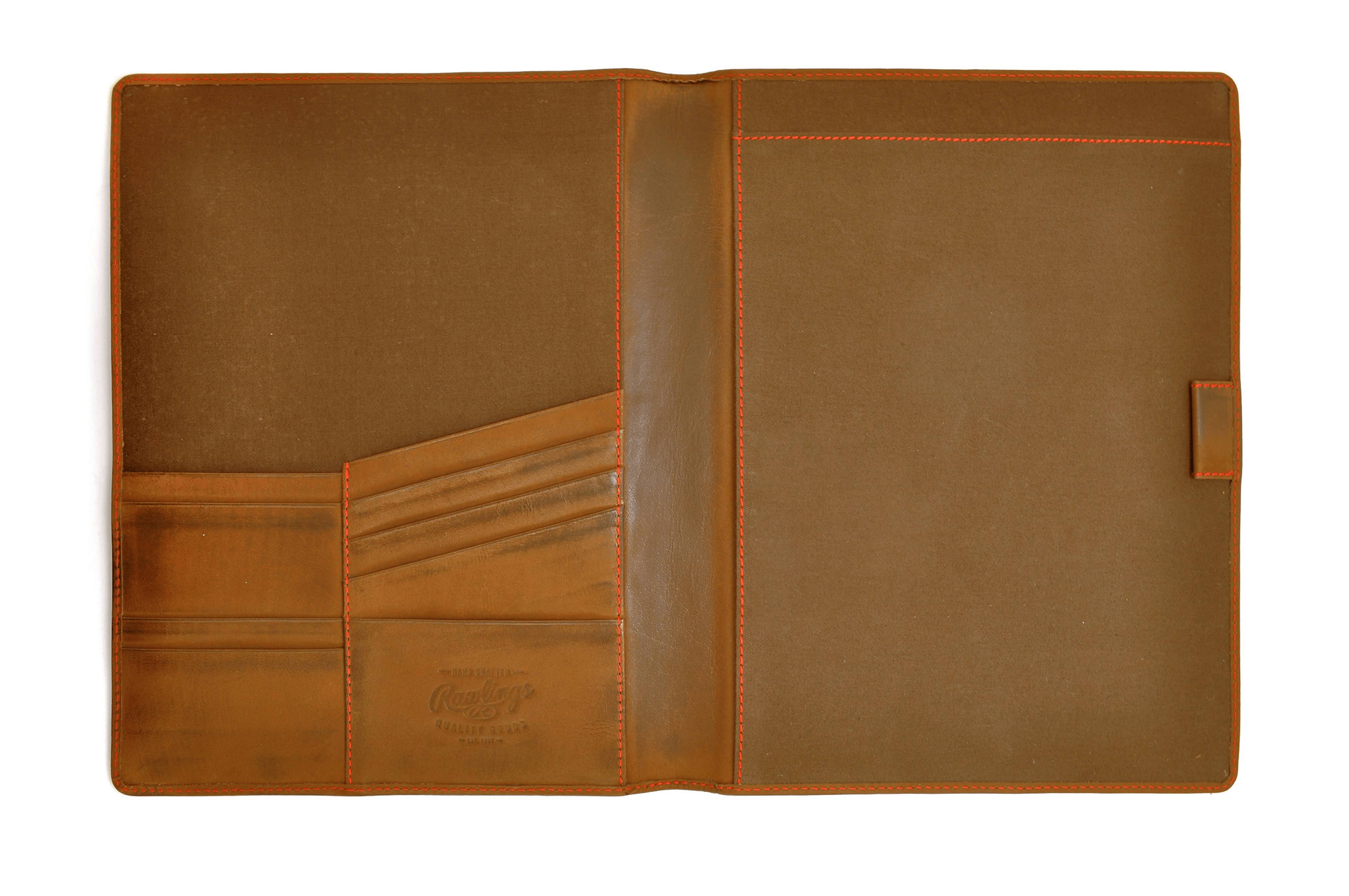 Rawlings Baseball Stitch Pad Folio (Tan)