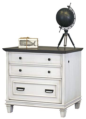 Martin Furniture Hartford Lateral File Cabinet, Brown - Fully Assembled