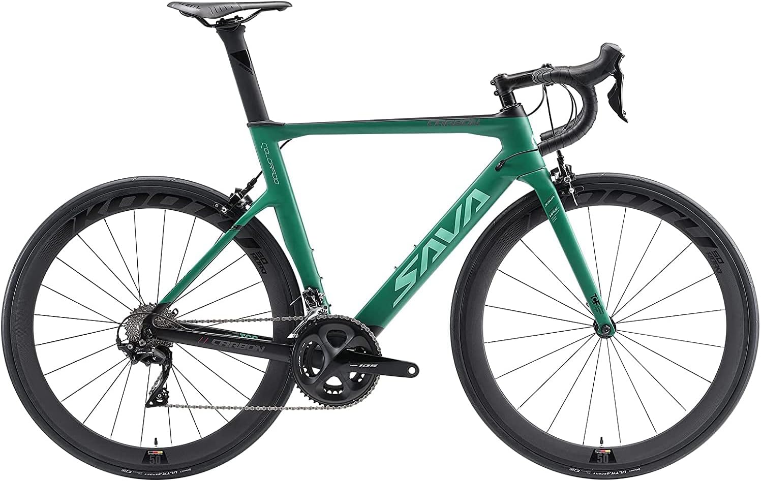 Carbon Road Bike, SAVADECK HERD6.0 T800 Carbon Fiber Frame 700C Road Bicycle with Shimano 105 22 Speed Groupset Ultra-Light Carbon Wheelset Seatpost Fork Bicycle