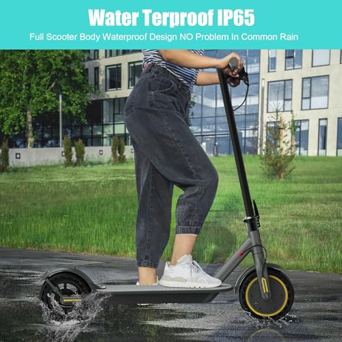 Electric Scooter Adults, Max 16 Mph & 10-15 Miles Range E-Scooter, Commuting Sport Scooter with APP Control, Powerful 350W 8.5" Solid Tires Foldable Electric Scooters (JS01-16mph-S)