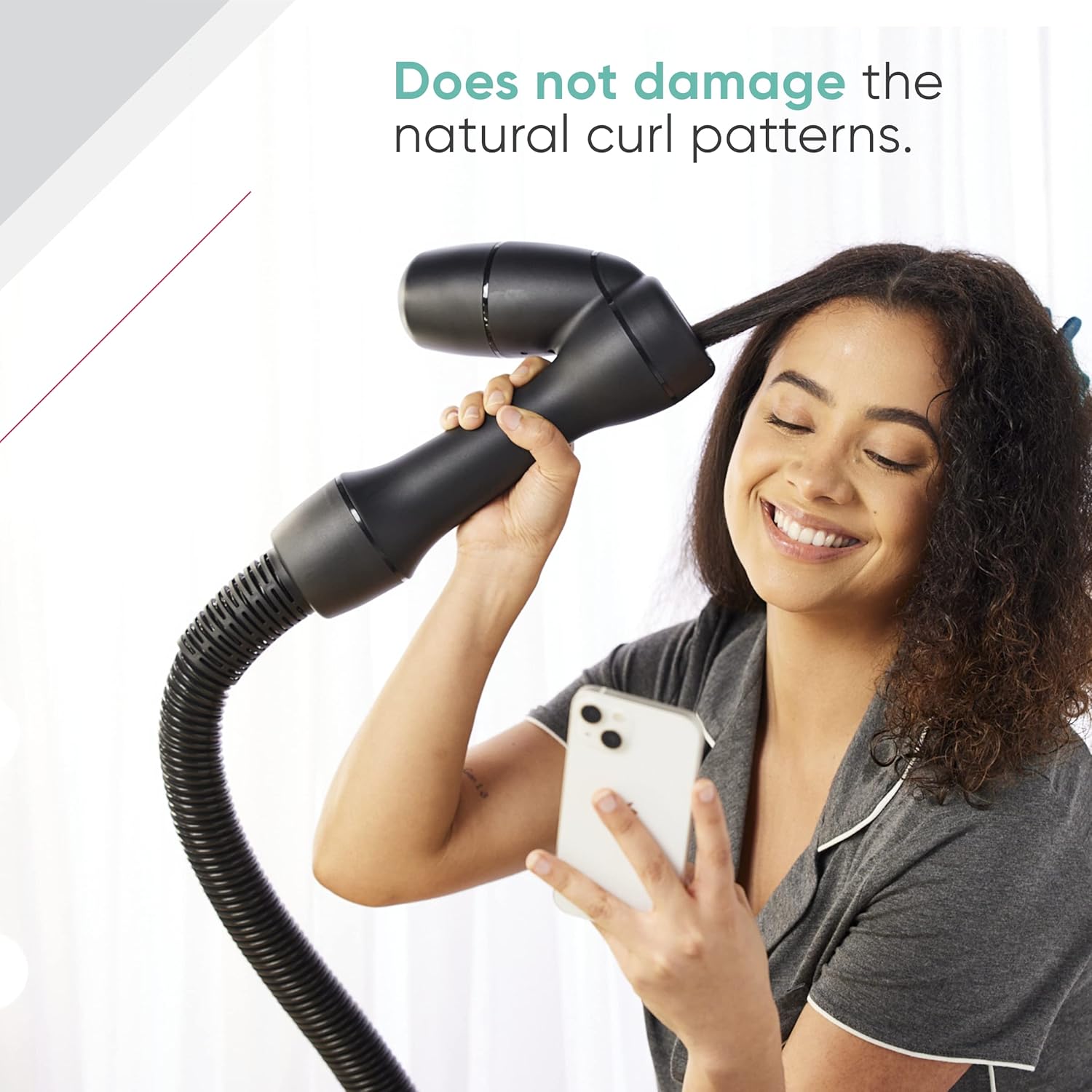 RevAir Reverse-Air Hair Dryer - Innovative Quick-Drying Hair Dryer for Curly, Wavy & Straight Hair - Revolutionary Reverse Blow Dryer for All Hair Types -Hairdryer to Reduce Heat Damage & Styling Time