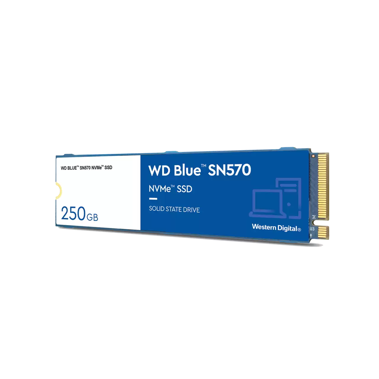 WD Blue 500GB SN570 NVMe SSD - WDBB9E5000ANC-WRSN