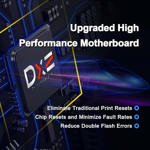 DXZ Upgraded A4 DTF Printer with Film Cutter-XP600 Doubled Printing Speed Compared to L1800 and L805,Built-in White Stirring System for DIY T-Shirt,2-Year Ink Included (Printer+Oven+Ink)