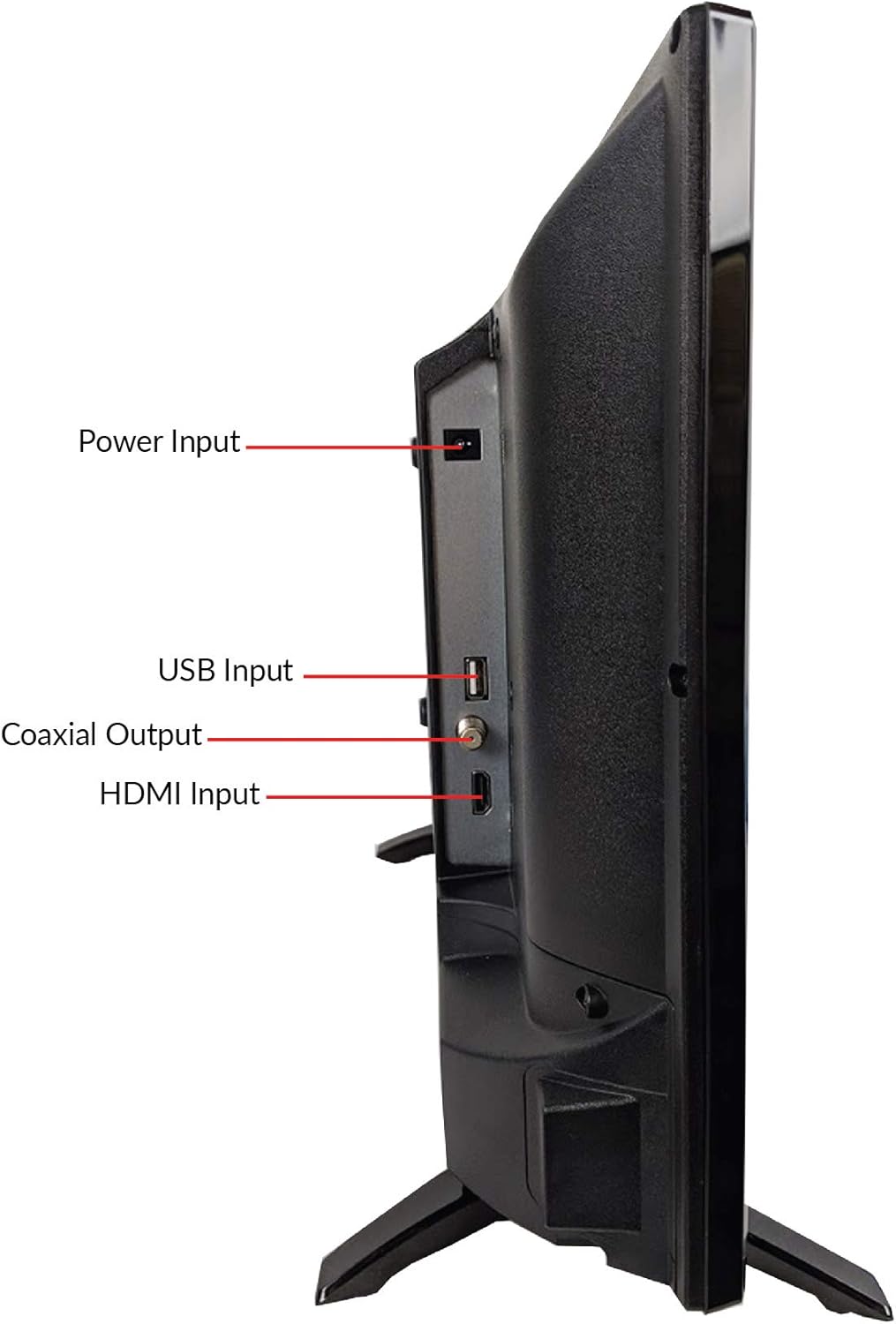 SuperSonic SC-2411 LED Widescreen HDTV & Monitor 24 Flat Screen with USB Compatibility, SD Card Reader, HDMI & AC/DC Input: Built-in Digital Noise Reduction (DC Cable not Included)