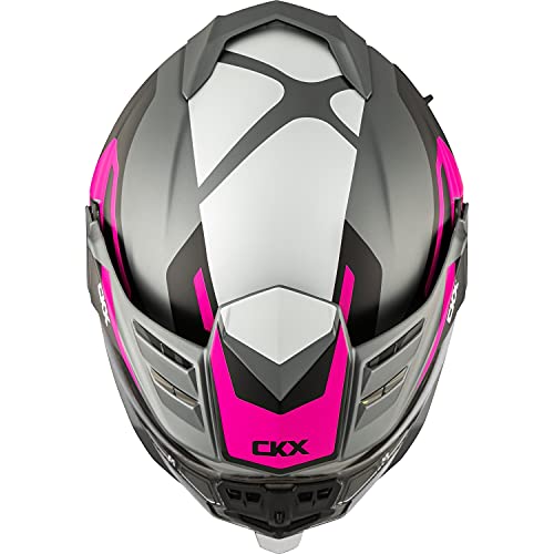 CKX Mission AMS Optic Snow Helmet w/Electric Shield (Matte Pink)