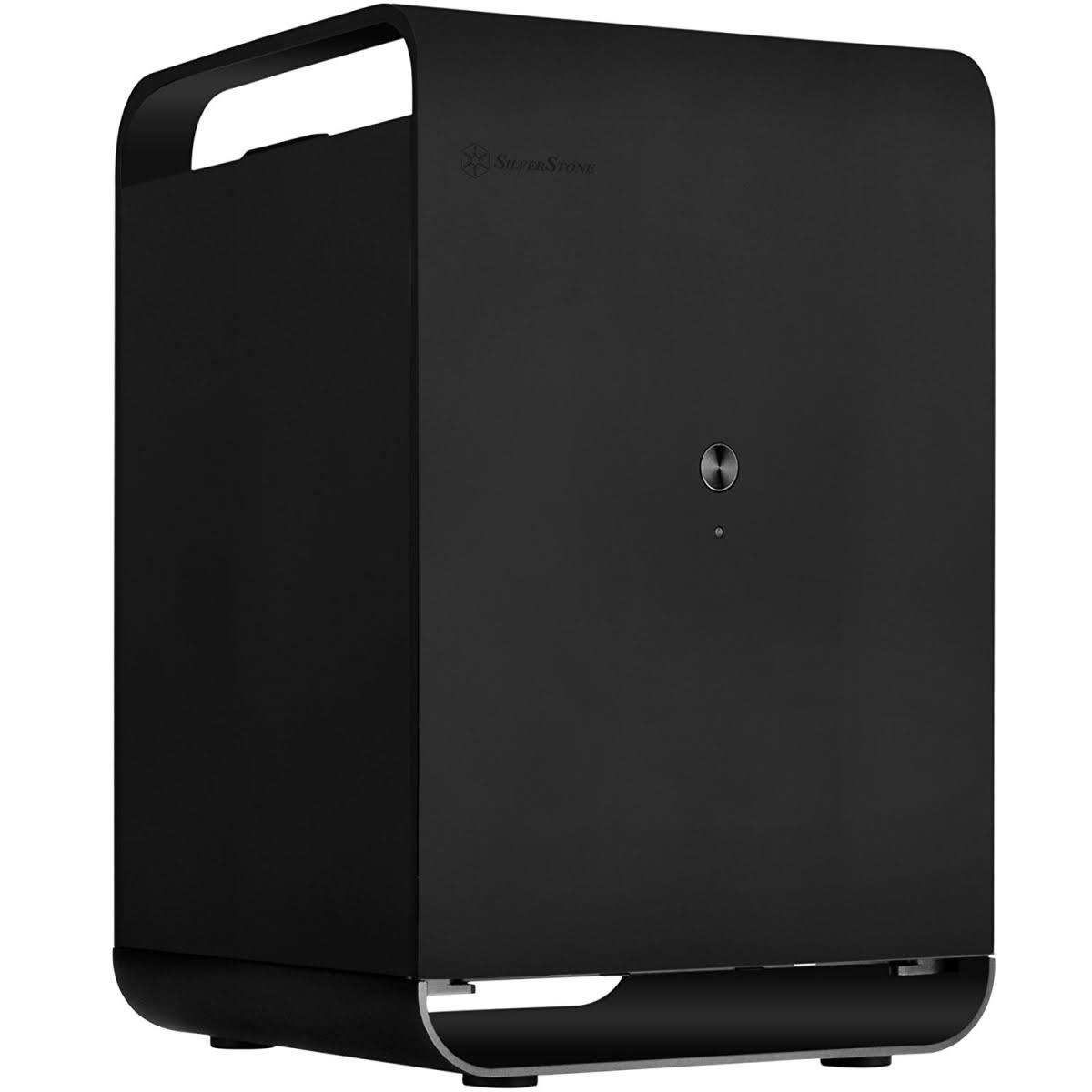 Silver Stone Technologies Cs01b Mini ITX Case Storage Aluminum Computer Chassis for Cloud Black