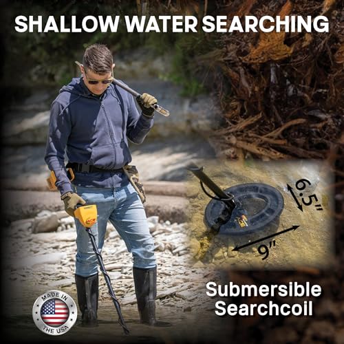 Garrett ACE 150 Metal Detector for Adults and Kids, Made in USA, Waterproof Search Coil