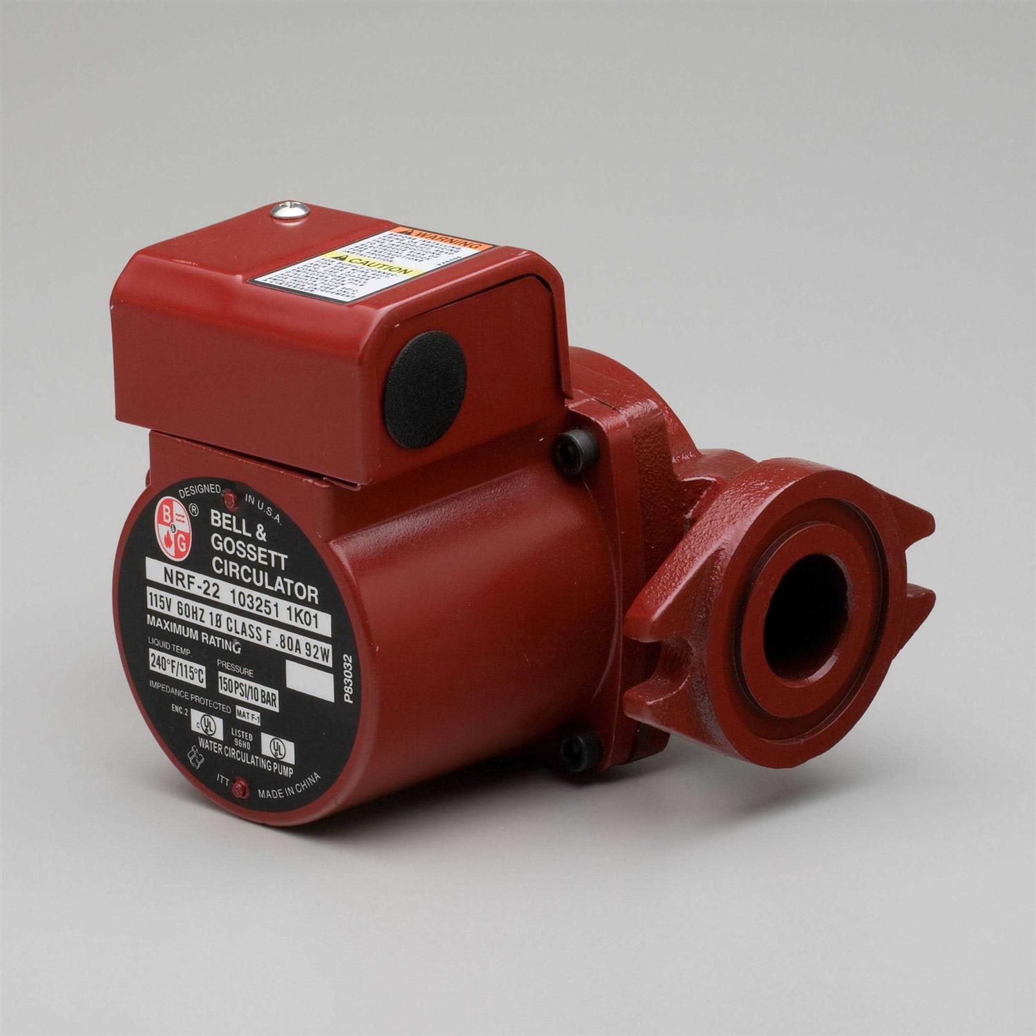 Bell &amp; Gossett 103251 NRF-22 Cast Iron Wet Rotor Circulator Pump - Shop Hardware Tools Online Store