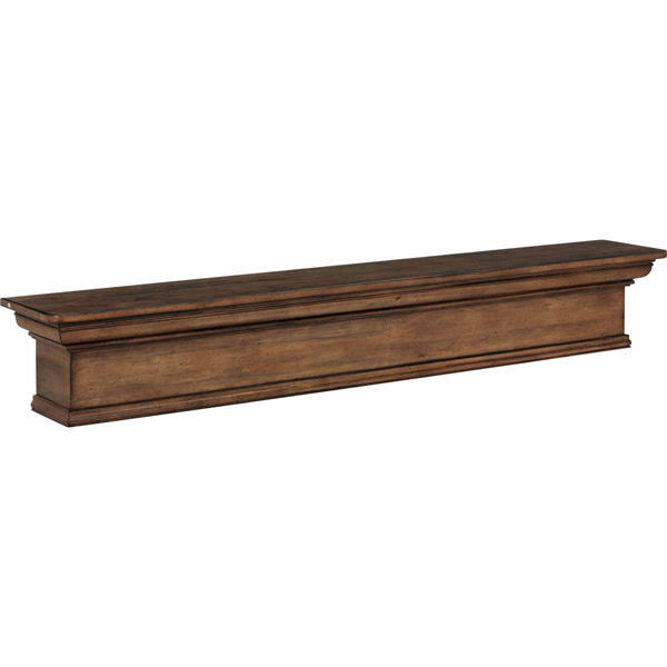 Pearl Mantels 420-48-15 Savannah Mantel Shelf, 48-Inch, Taos Finish