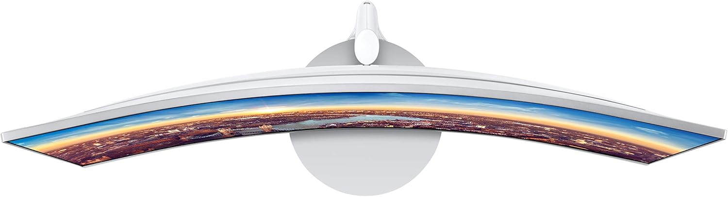 SAMSUNG 34” ViewFinity CJ79 Series Ultrawide QHD (3440x1440) Computer Monitor, 100Hz, Thunderbolt 3 Daisy Chain, QLED, HDMI, USB Hub, Height Adjustable Stand, LC34J791WTNXZA, White