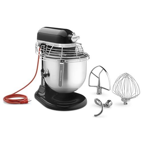 KitchenAid KSM8990CU 8-Quart Commercial Countertop Mixer, 10-Speed, Gear-Driven, Contour Silver