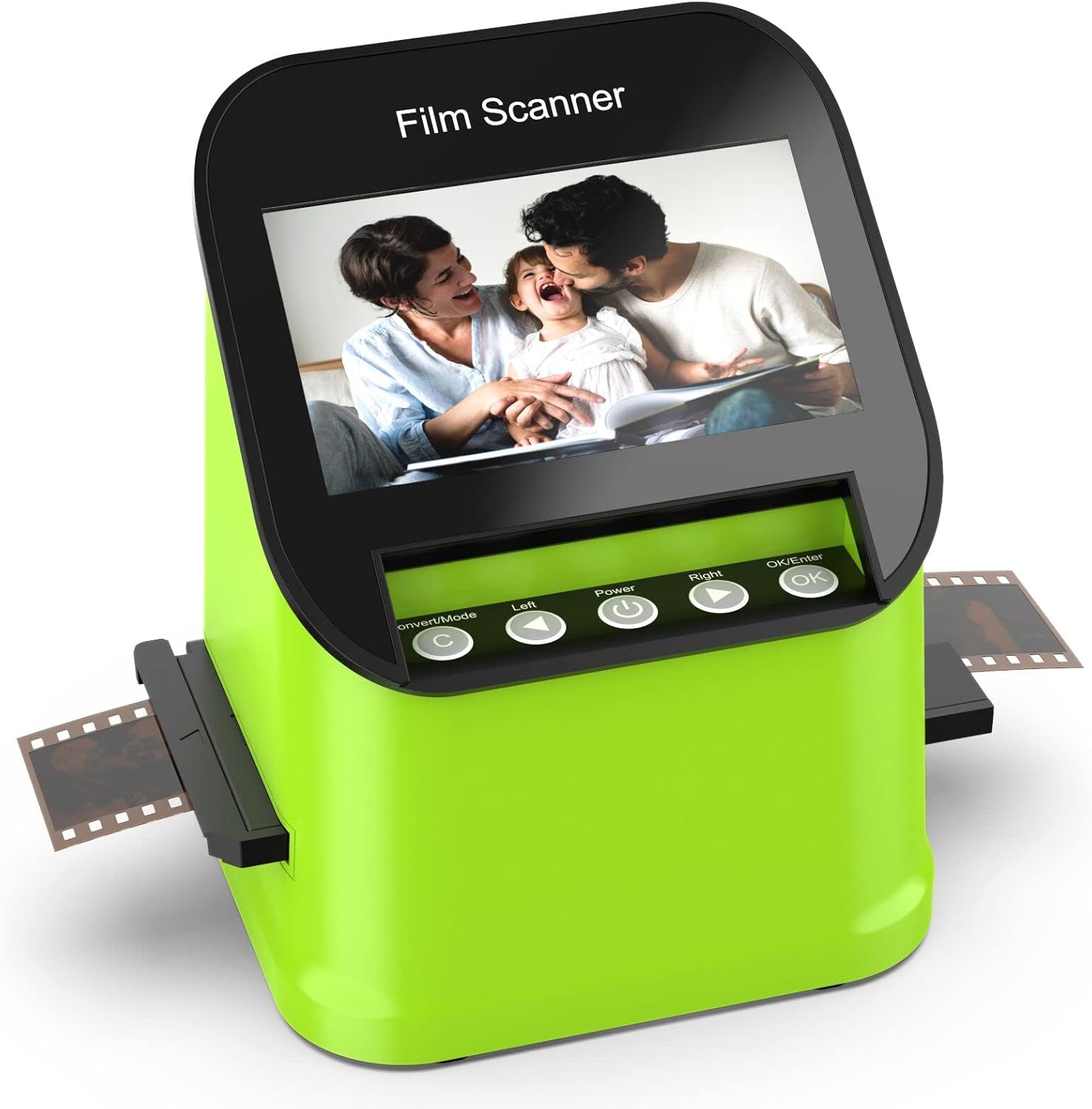 DIGITNOW Digital Film and Slide Scanner, Large 4.3 Inch TFT LCD Display, Converts 35mm, 110 & 126 and Super 8 Films & 8mm Film Negatives & Slides to 22 Megapixel JPEG Images