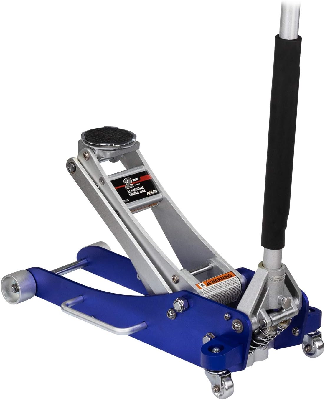 Arcan 2-Ton Quick Rise Aluminum Floor Jack with Dual Pump Pistons & Reinforced Lifting Arm (A20017 / ALJ2T)