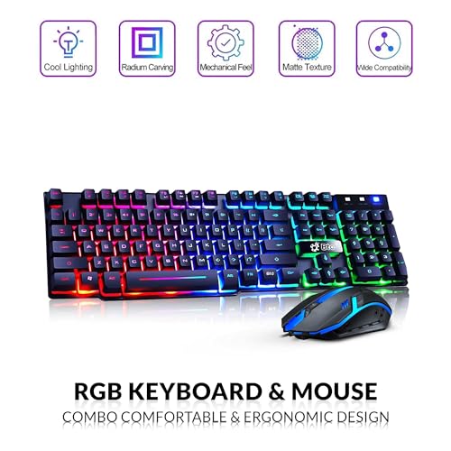 BTO RGB Gaming Desktop PC Bundle - Intel Core i5 6th Gen, 16GB DDR4 Ram, 1TB SSD, NVIDIA GeForce GTX 1050 Ti 4GB, New 24-inch Monitor - Prebuilt Gaming Computer, RGB Set - Windows 11 Pro (Renewed)