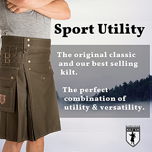 Damn Near Kilt 'Em Men's Sport Utility Kilt