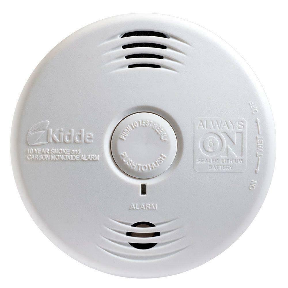 Kidde 10 Year Worry-Free Sealed Battery Combination Smoke and Carbon Monoxide Detector with Voice Alarm (2-Pack)