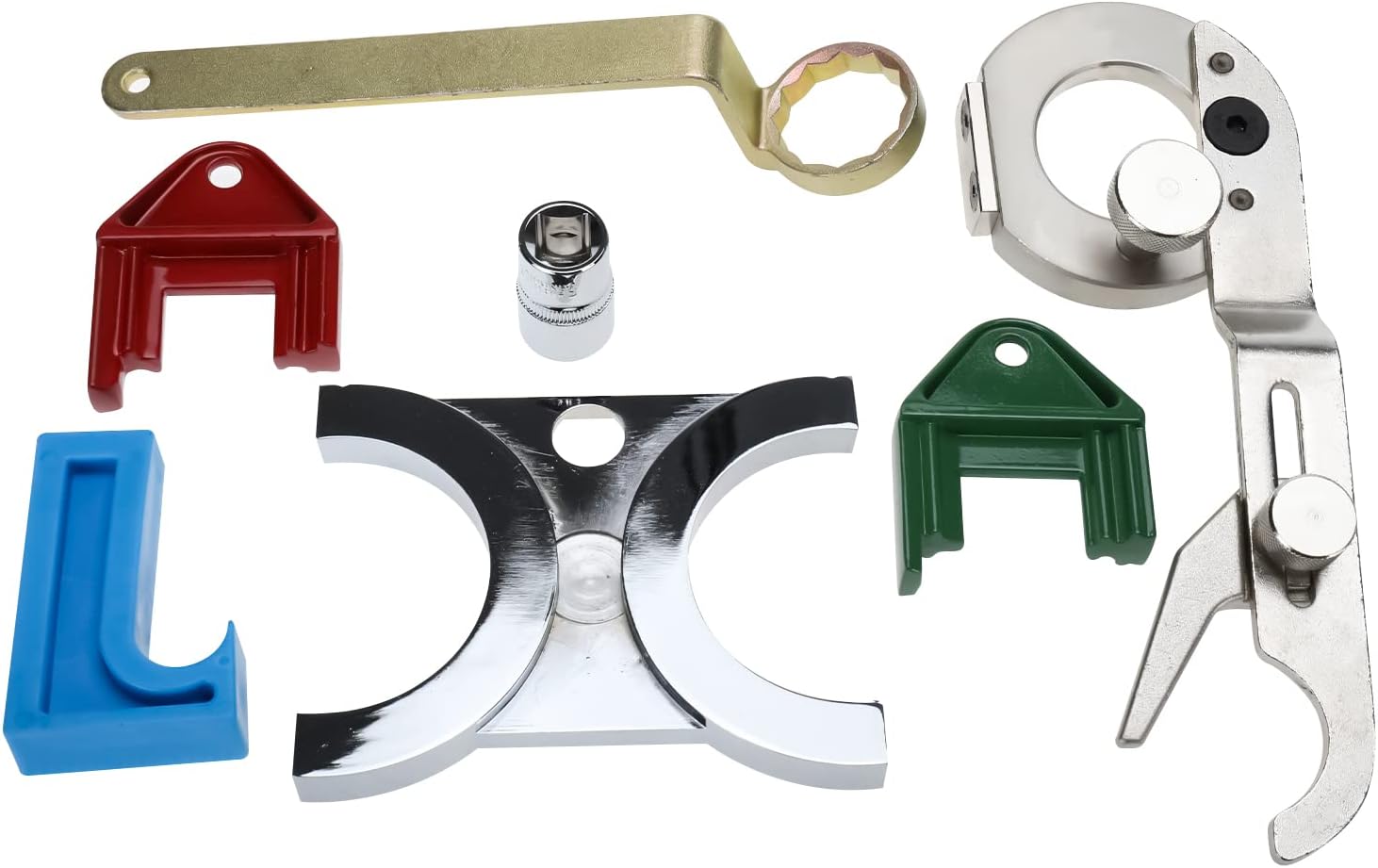 KUNTEC Petrol Engine Timing Locking Tool Set Compatible for GM & SAAB V6 3.0L and 3.2L Pack of 2