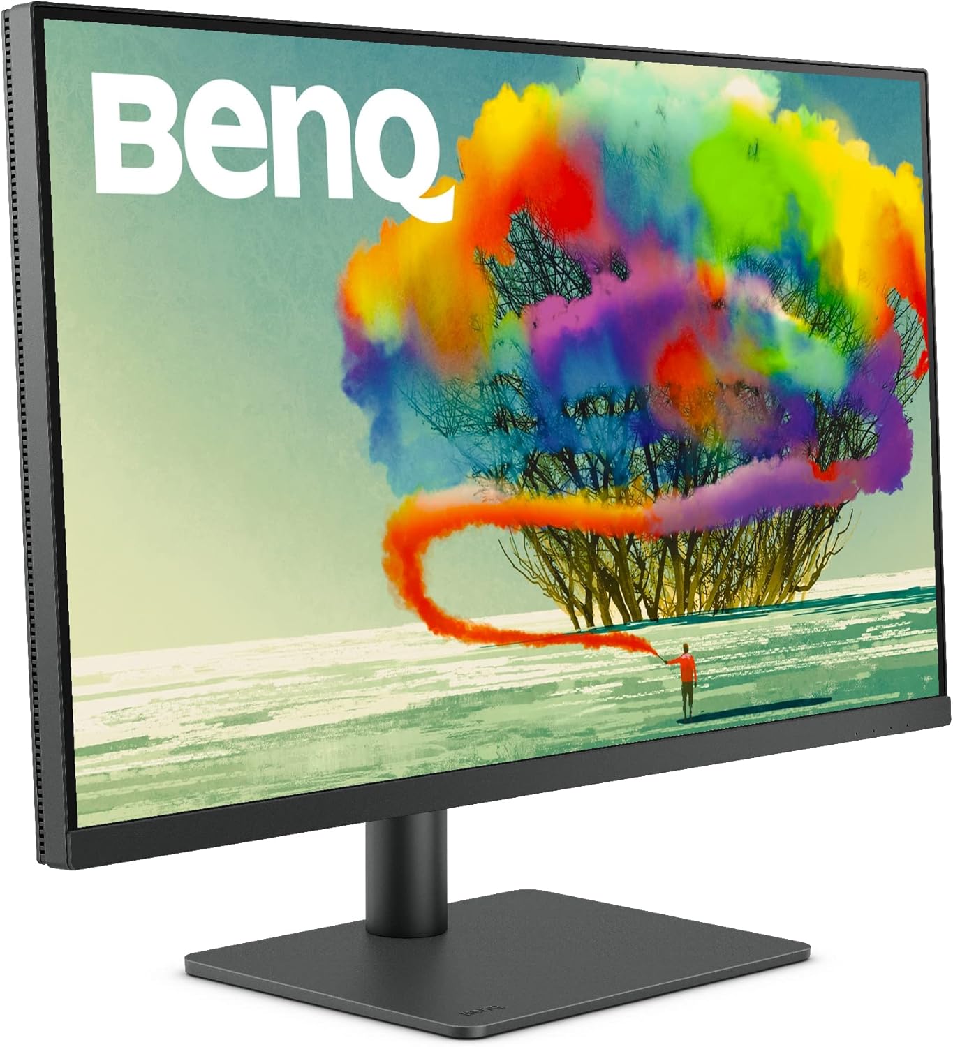 BenQ PD2705U 27 inch 4K UHD IPS Monitor USB-C, 99% sRGB and Rec.709, HDR10, Ergonomic Design, Eye-Care, Built-in Speakers