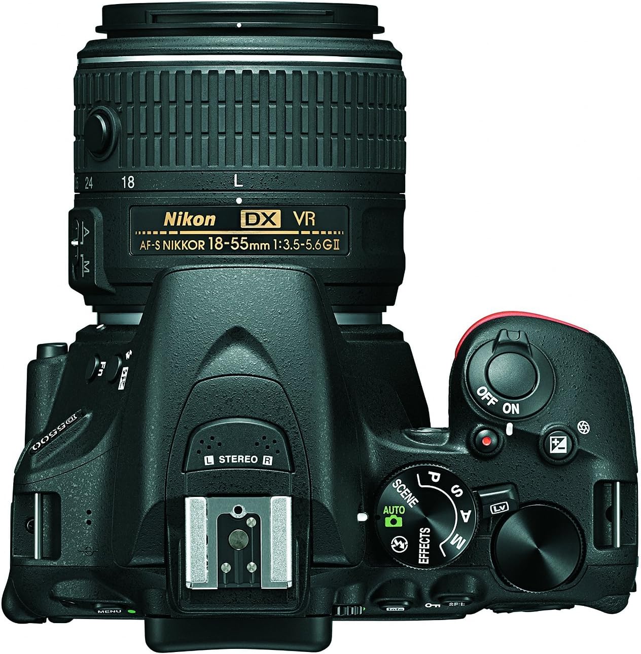 Nikon D5500 DX-format Digital SLR w/ 18-55mm VR II Kit (Black)