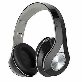 Mpow 059 Bluetooth Headphones Over Ear, Hi-Fi Stereo Wireless Black Grey