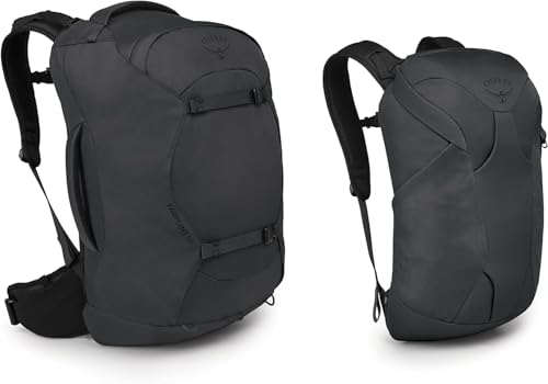 Osprey Farpoint 55L Men's Travel Backpack, Black