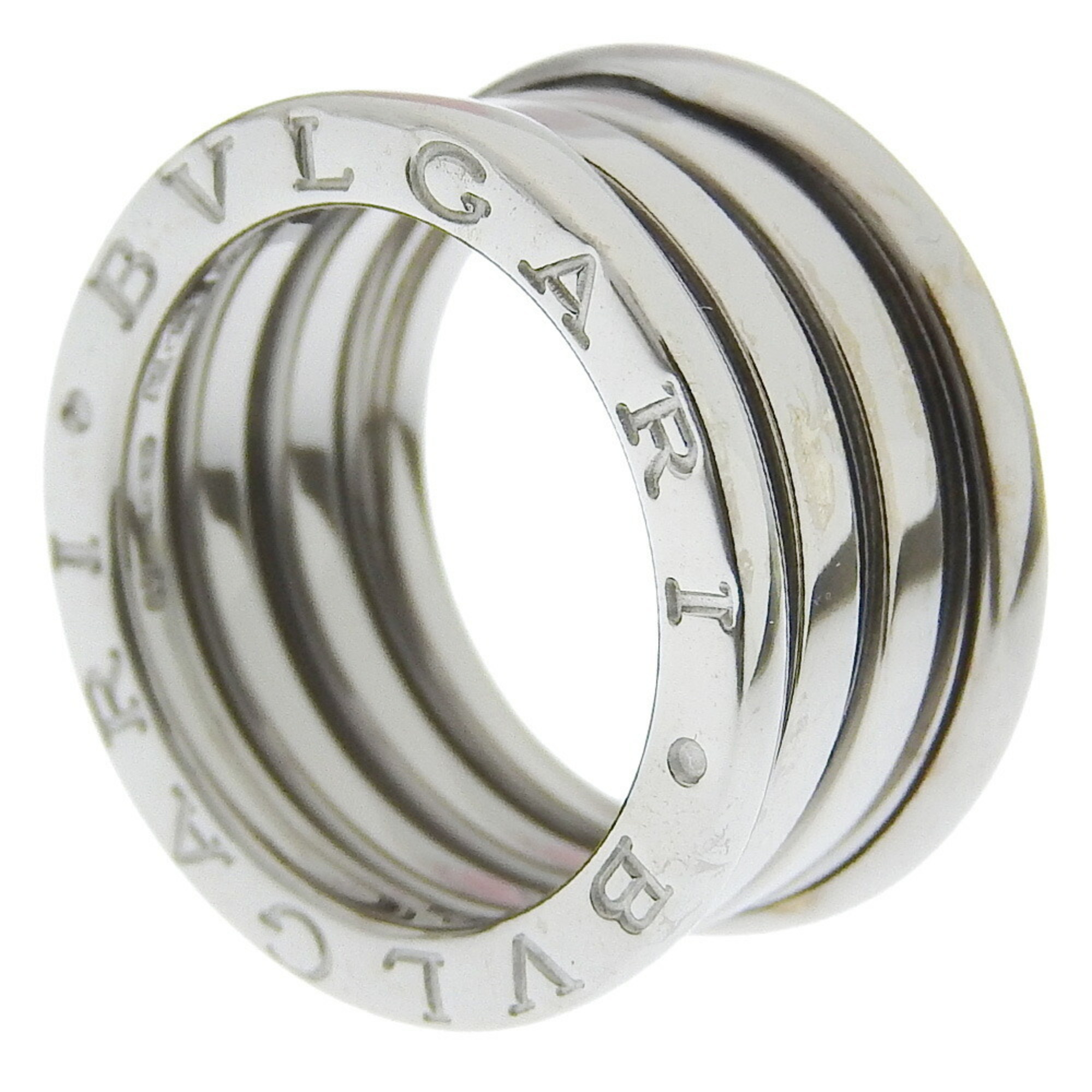 Pre-Owned Bulgari BVLGARI B-zero1 Ring B-zero One K18 White Gold Approx. 9.3g Women's I220823086 (Good)