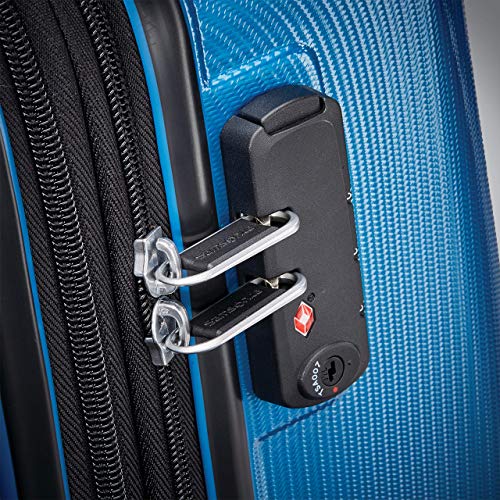 Samsonite Winfield 3 DLX Hardside Expandable Luggage with Spinners, Silver, Carry-On 20-Inch