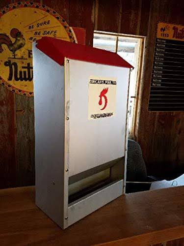 Duncans Poultry 50 lb Space Saver Wall Feeder